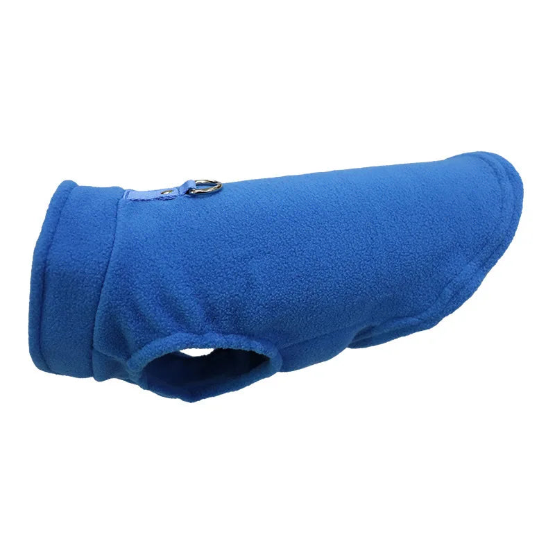 Warm Fleece Dogs Clothes, Pet Dog Jacket Vest With D-Ring For Small Dog ,Cats Clothing, French Bulldog , Chihuahua Coat