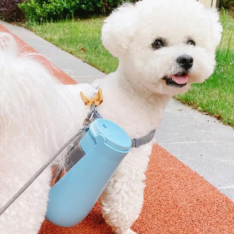 Water Bottles For Walking Dogs 450ml Pet Drink Feeder Bowl Dispenser Leak-Proof Portable Dog Water Bottle Pet Dog Feed Bottle