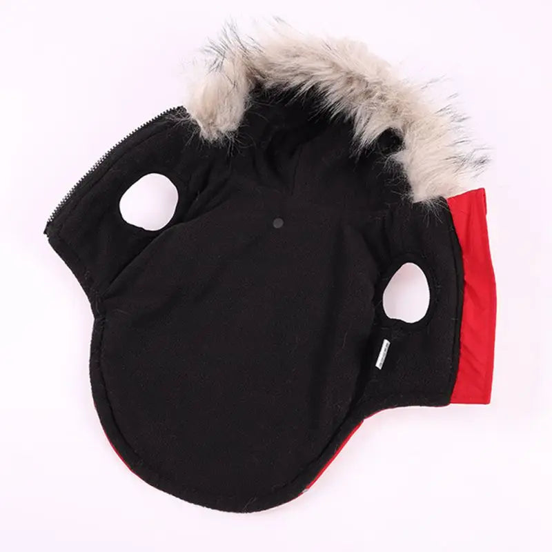 Winter Pet Dog Jacket With Harness, Warm Dog Clothes Waterproof Hooded Coat for Small Medium Dogs Chihuahua French Bulldog Outfit