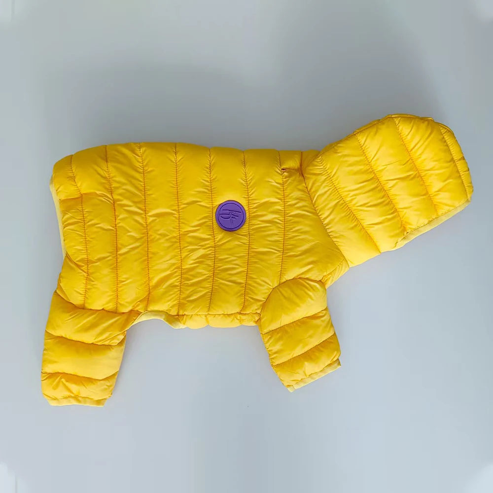 Winter Dog Clothes , Overalls for Small Medium Dogs,  Luxury Fashion Lightweight Down-Like Cotton Padded, Puppy Coat Soft Warm Jacket