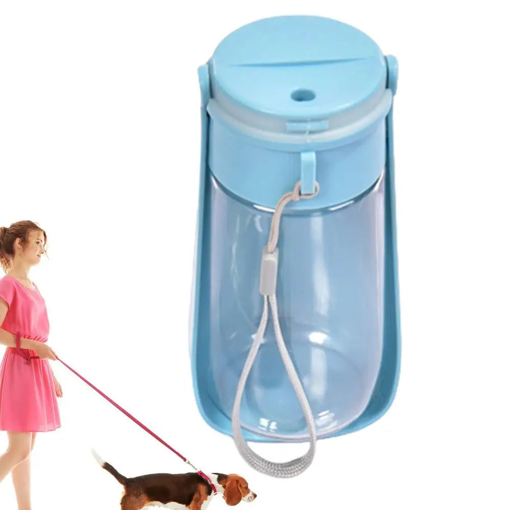Water Bottles For Walking Dogs 450ml Pet Drink Feeder Bowl Dispenser Leak-Proof Portable Dog Water Bottle Pet Dog Feed Bottle