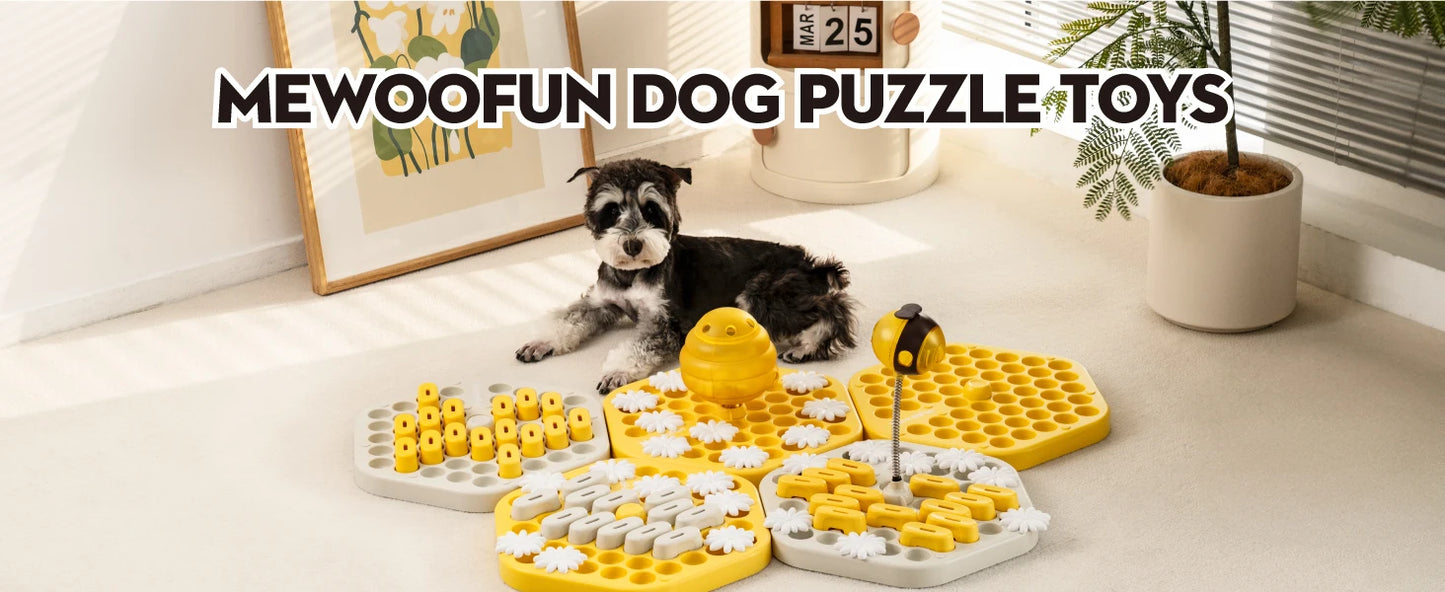 Dog Puzzle Toys, Slow Feeder Toy , Interactive Puzzle Game Dog Toys, for dogs ,Cat Puzzle Toys, Level 3