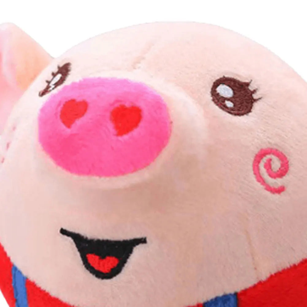 Cartoon Animal Active Moving Pet Plush Toy, USB Rechargeable Interactive Dog Toys, Pet Bouncing Balls for Dogs Cats