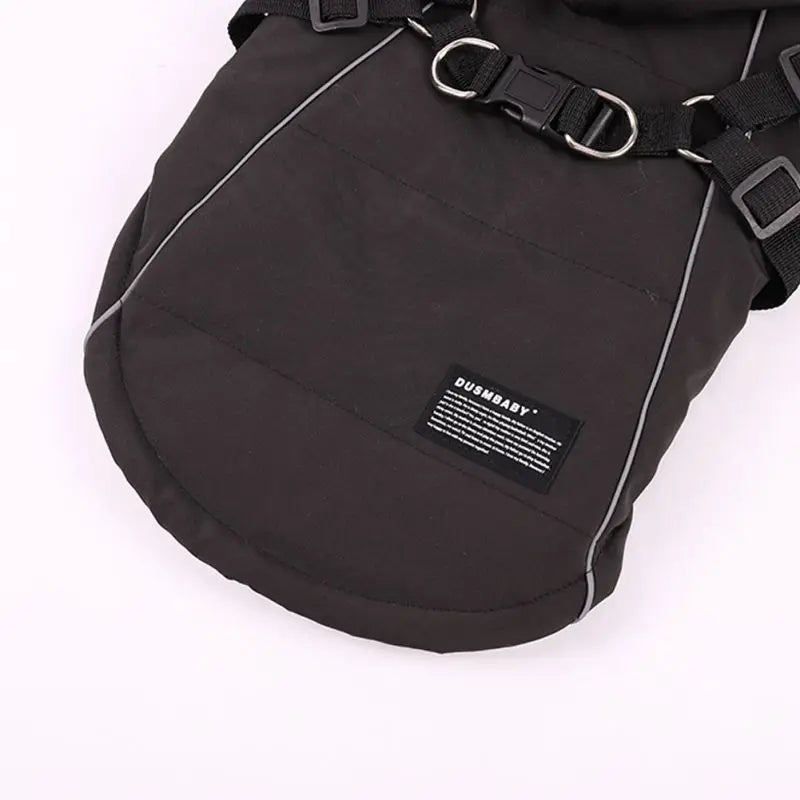 Winter Pet Dog Jacket With Harness, Warm Dog Clothes Waterproof Hooded Coat for Small Medium Dogs Chihuahua French Bulldog Outfit