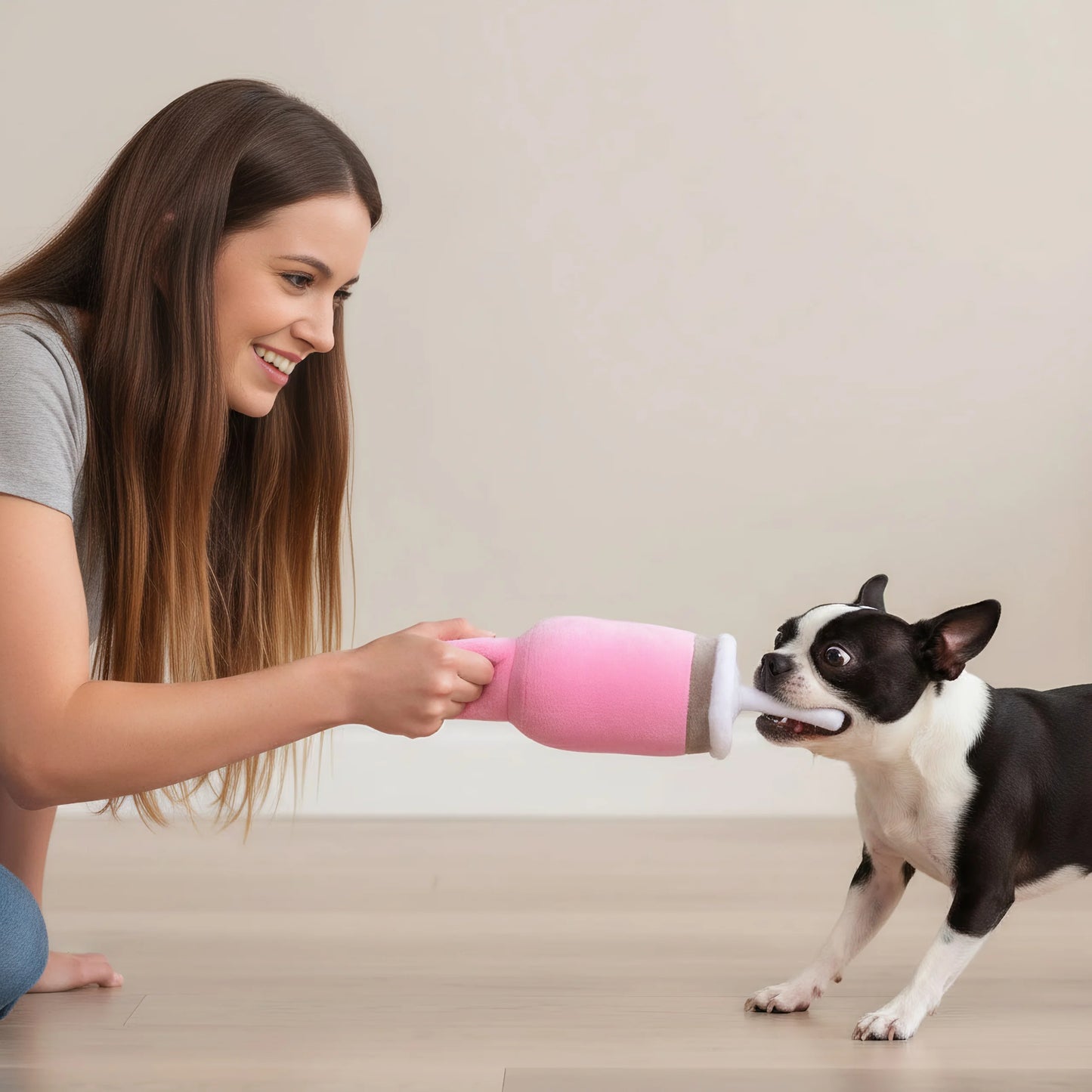 Interactive Pet Water Cup Toy, 26cm Mental Stimulation Puzzle Feeder for Dogs Cats, Treat Dispenser Ball