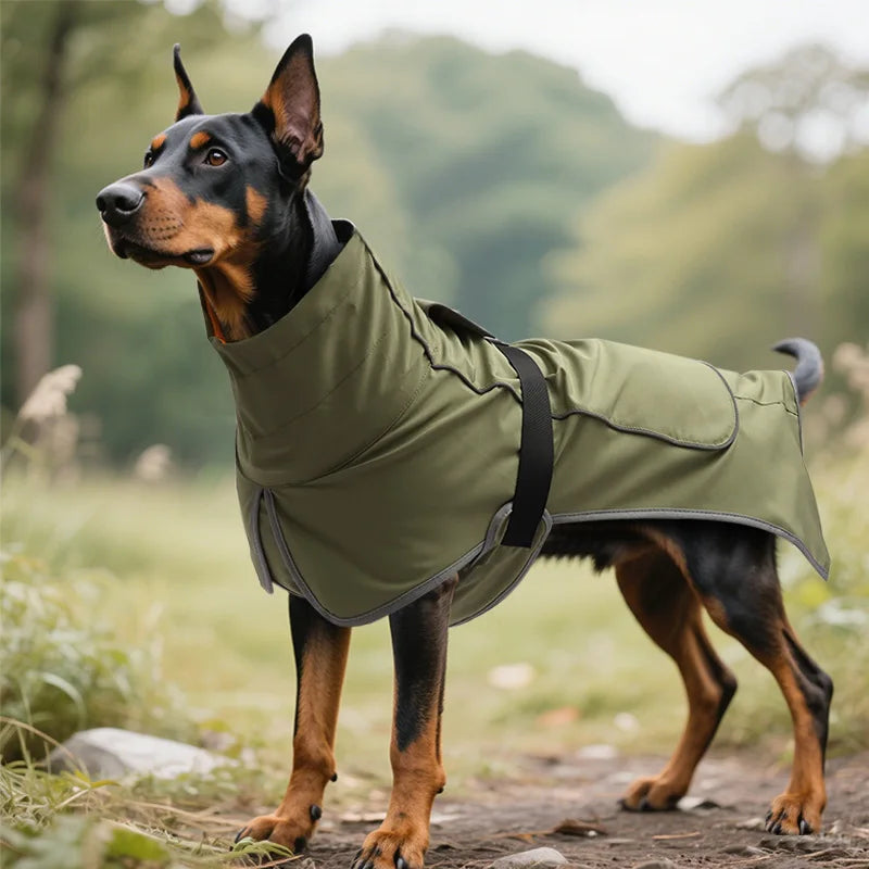 Large Dog Pet Windbreaker, Dog Raincoat Pet Storm coat, Waterproof Outdoor Pet ,Outdoor Waterproof Clothes, Pets Raincoat Accessories
