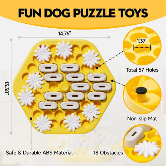 Dog Puzzle Toys, Slow Feeder Toy , Interactive Puzzle Game Dog Toys, for dogs ,Cat Puzzle Toys, Level 3