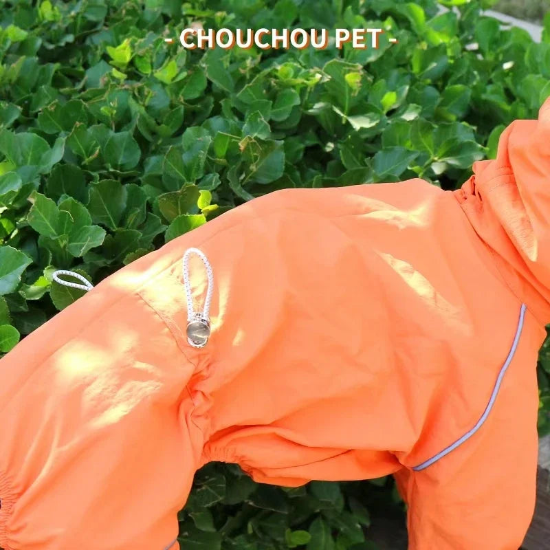 Italian Greyhound Raincoat, Autumn and Winter Outdoor Pet Jacket ,Whippet Windproof and Rainproof Dog Clothes