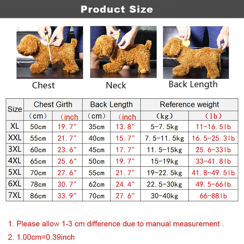 Reflective Dog Raincoat with Adjust Hood, Pet Poncho Body Coverage ,Turtleneck Waterproof Dog Rain Jacket for Medium Large Dogs