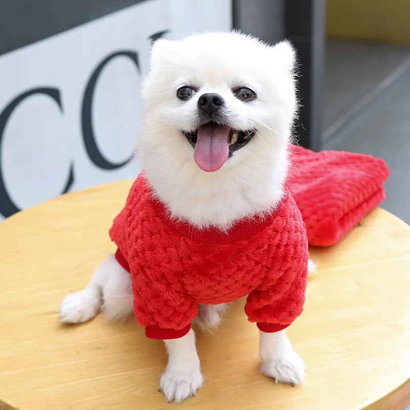 Winter Pet Dog Clothes,  Bear Print Dog Hoodie,  Soft Warm Puppy Sweatshirt , Chihuahua, French Bulldog, Coat Jacket Fashion, Dog Costume