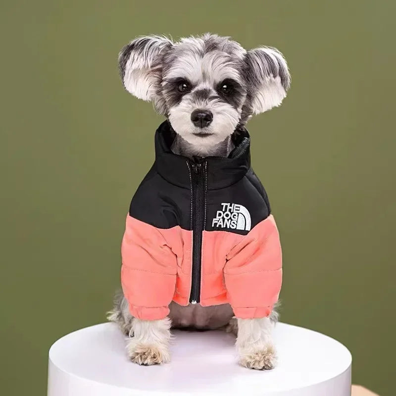Waterproof Warm Dog Clothes,  Pet Coat Winter Padded Zipper Jacket,  Dog Clothing for Small,  Medium, Big Dogs Outfit