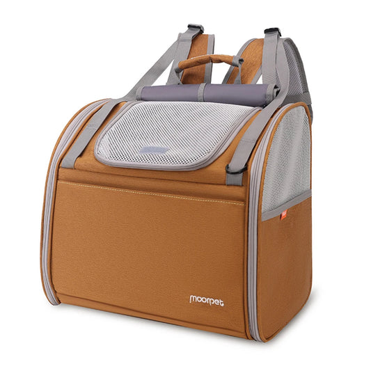 Korean Style Portable Cat Bag Carriers , Dog Travel Bags, Outdoor Blackout Breathable, Large Carrying Backpack for Walking Shopping