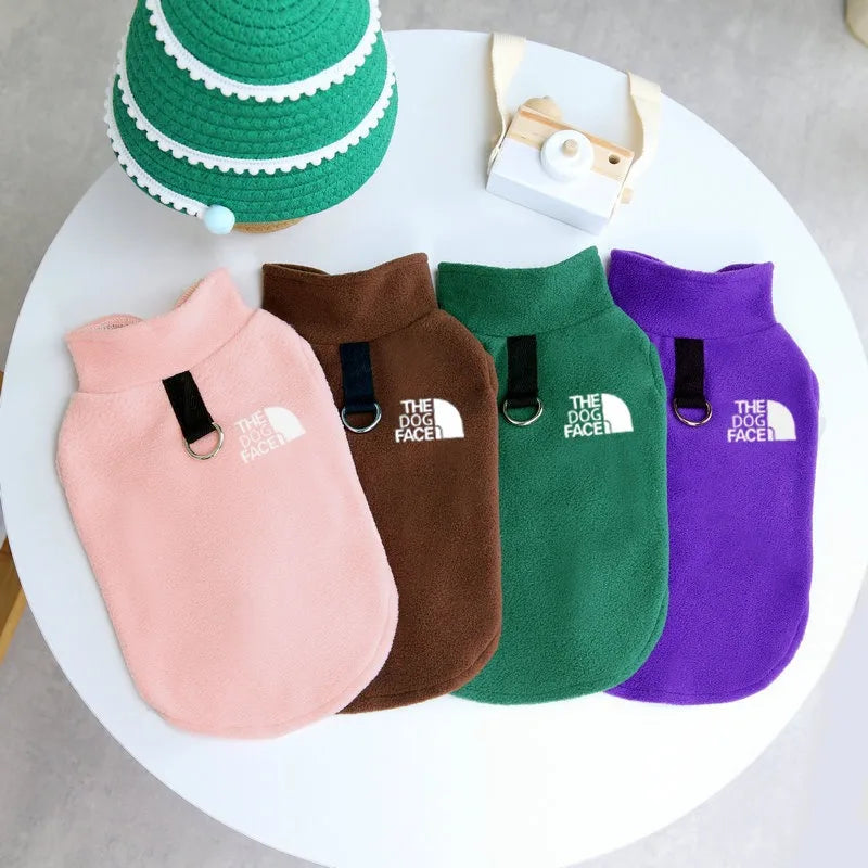 Autumn Winter Pet Dogs Clothes,  Fleece Warm Dogs Sweater, French Bulldog Coat , Puppy For Small Dogs Clothing, Chihuahua , Pug