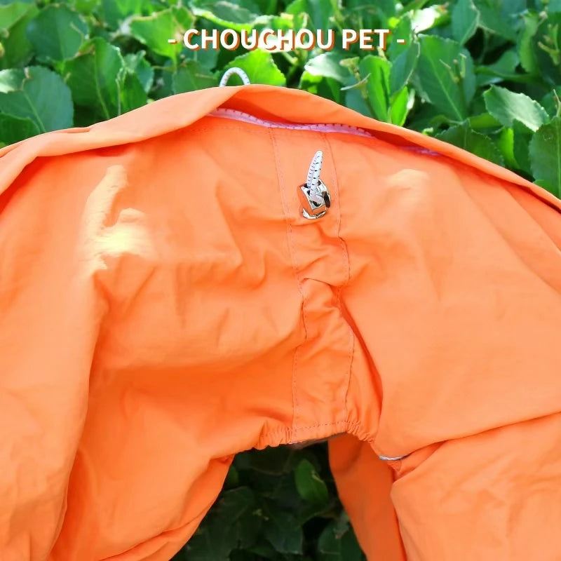 Italian Greyhound Raincoat, Autumn and Winter Outdoor Pet Jacket ,Whippet Windproof and Rainproof Dog Clothes