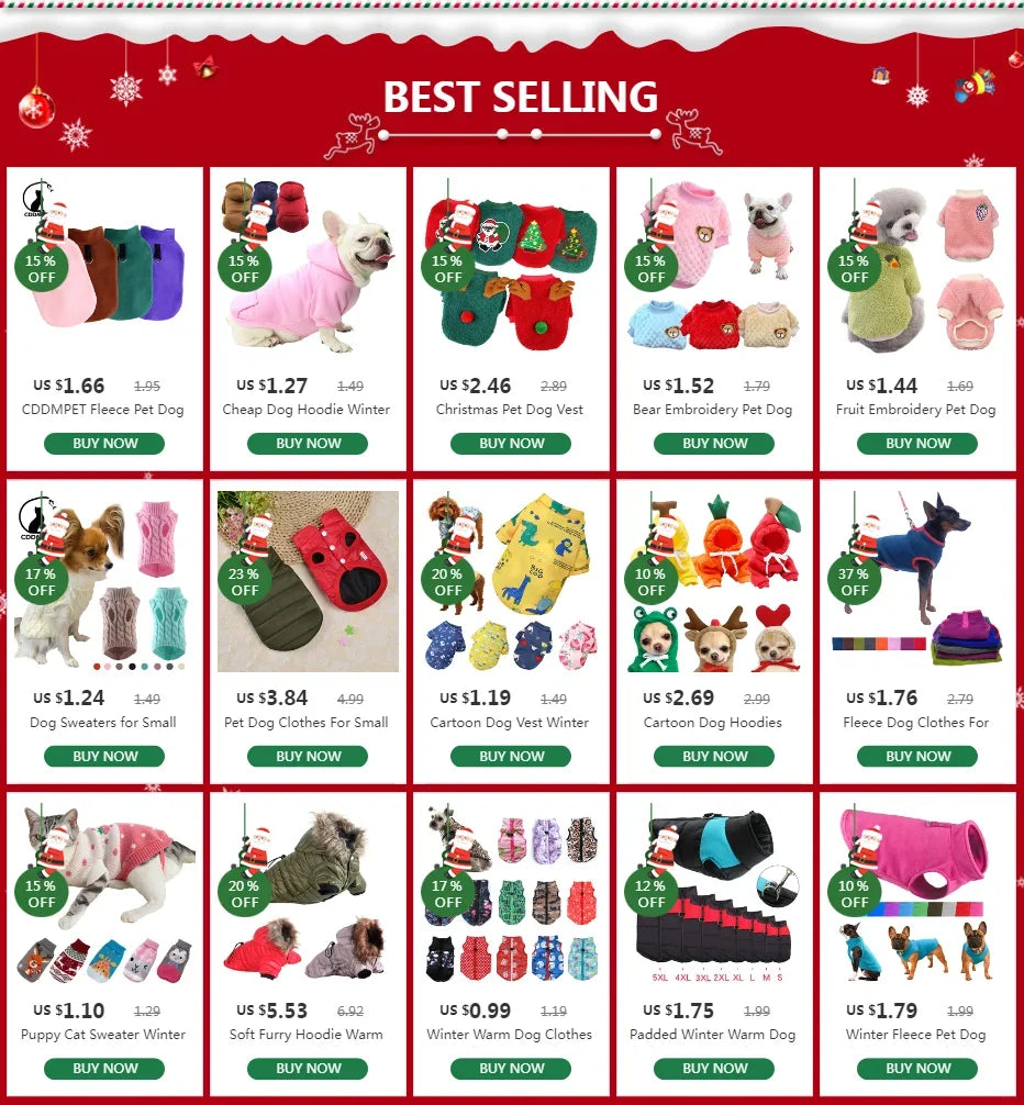Warm Pet Dog Sweater Winter Dog Clothes for Small Medium Dogs Knitted Puppy Cat Coat Chihuahua French Bulldogs Yorkie Customes