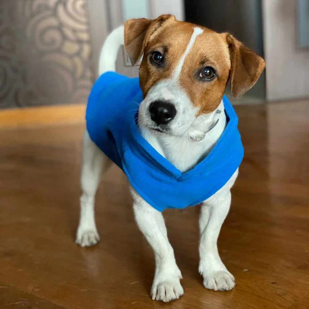 Warm Fleece Dogs Clothes, Pet Dog Jacket Vest With D-Ring For Small Dog ,Cats Clothing, French Bulldog , Chihuahua Coat