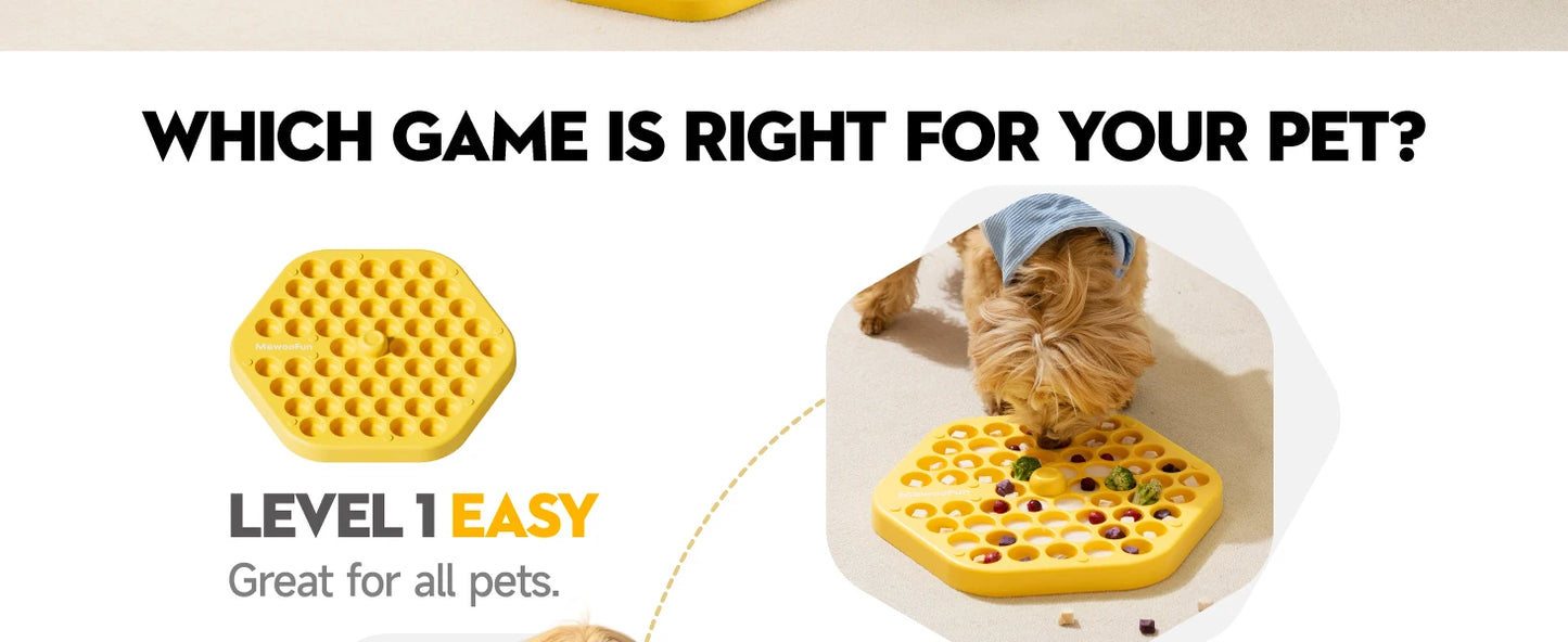 Dog Puzzle Toys, Slow Feeder Toy , Interactive Puzzle Game Dog Toys, for dogs ,Cat Puzzle Toys, Level 3