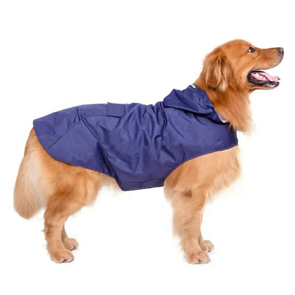 Dog Raincoat Jacket Clothes Reflective Waterproof Rain Poncho Outdoor Rainwear Costume Pet Supplies Artículos Para Mascotas