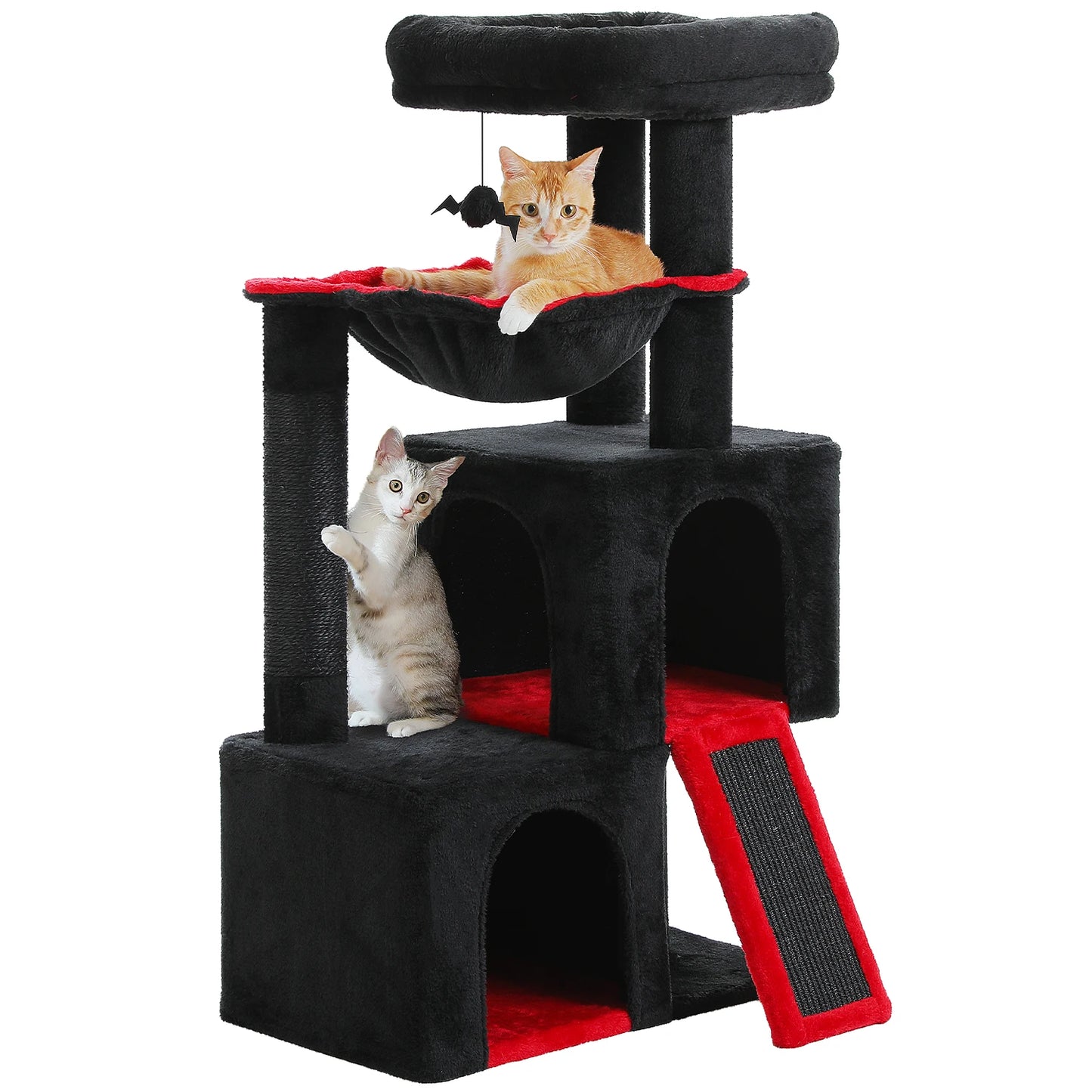 Large Cat Tree for Indoor Cats , Multi-Level Cat Tower with Spacious Condos , Sisal Scratching Pad, Kitten House, Accessories Cat Toys