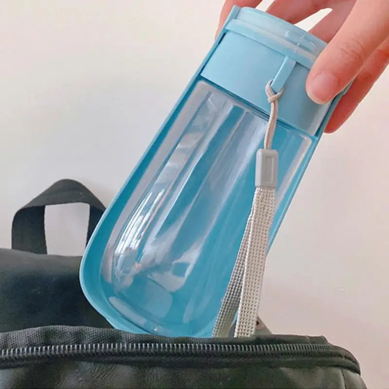 Water Bottles For Walking Dogs 450ml Pet Drink Feeder Bowl Dispenser Leak-Proof Portable Dog Water Bottle Pet Dog Feed Bottle