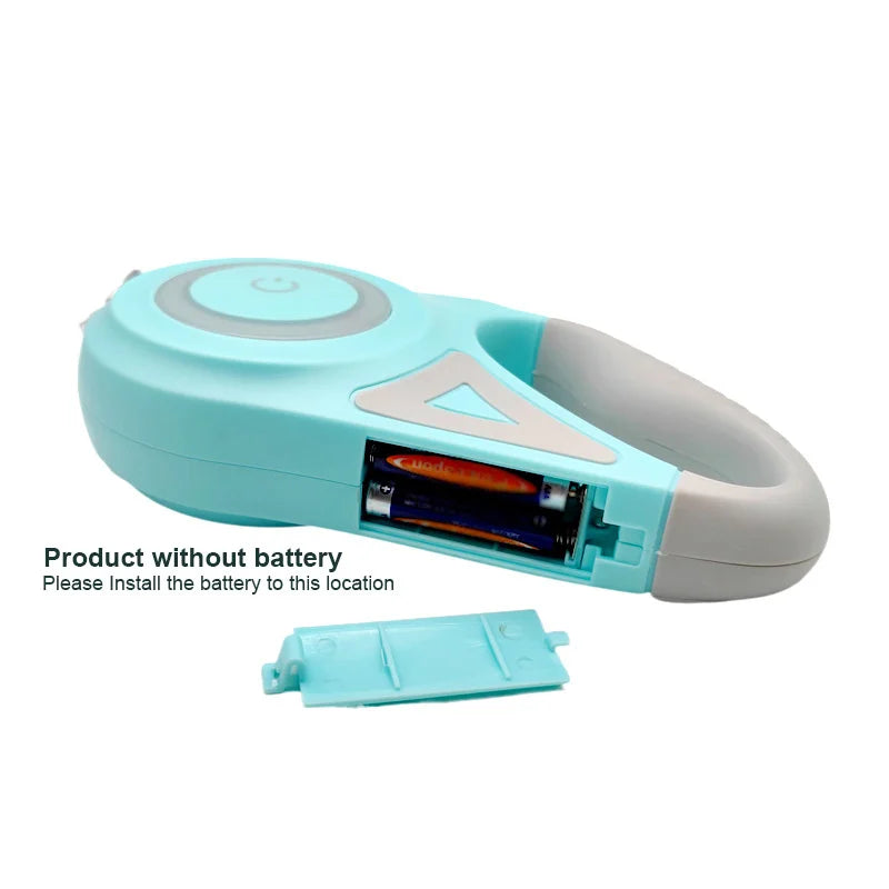 5M Automatic Retractable Dog Leash with Led Flashlight, Durable Nylon Lead for Pet Dogs , Adjustable Walking Running Rope