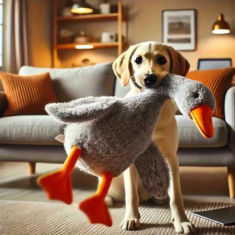 Soft Colorful Duck Plush Toy for Cats Dogs,  Relax Pet Companion ,  Anxiety-Relieving, Dog Buddy,  Energy Release Gift for Pets