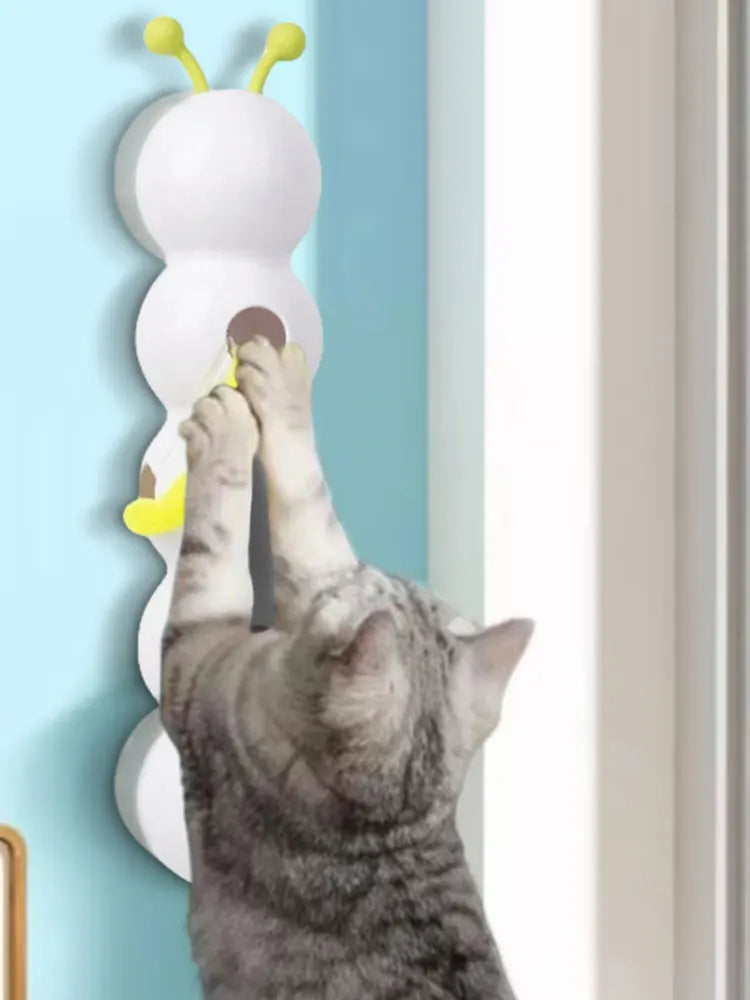 Caterpillar Interactive Cat Toy Motion Activated Kitten Toy with Tail Automatic Cat Toy for Bored Indoor Cats