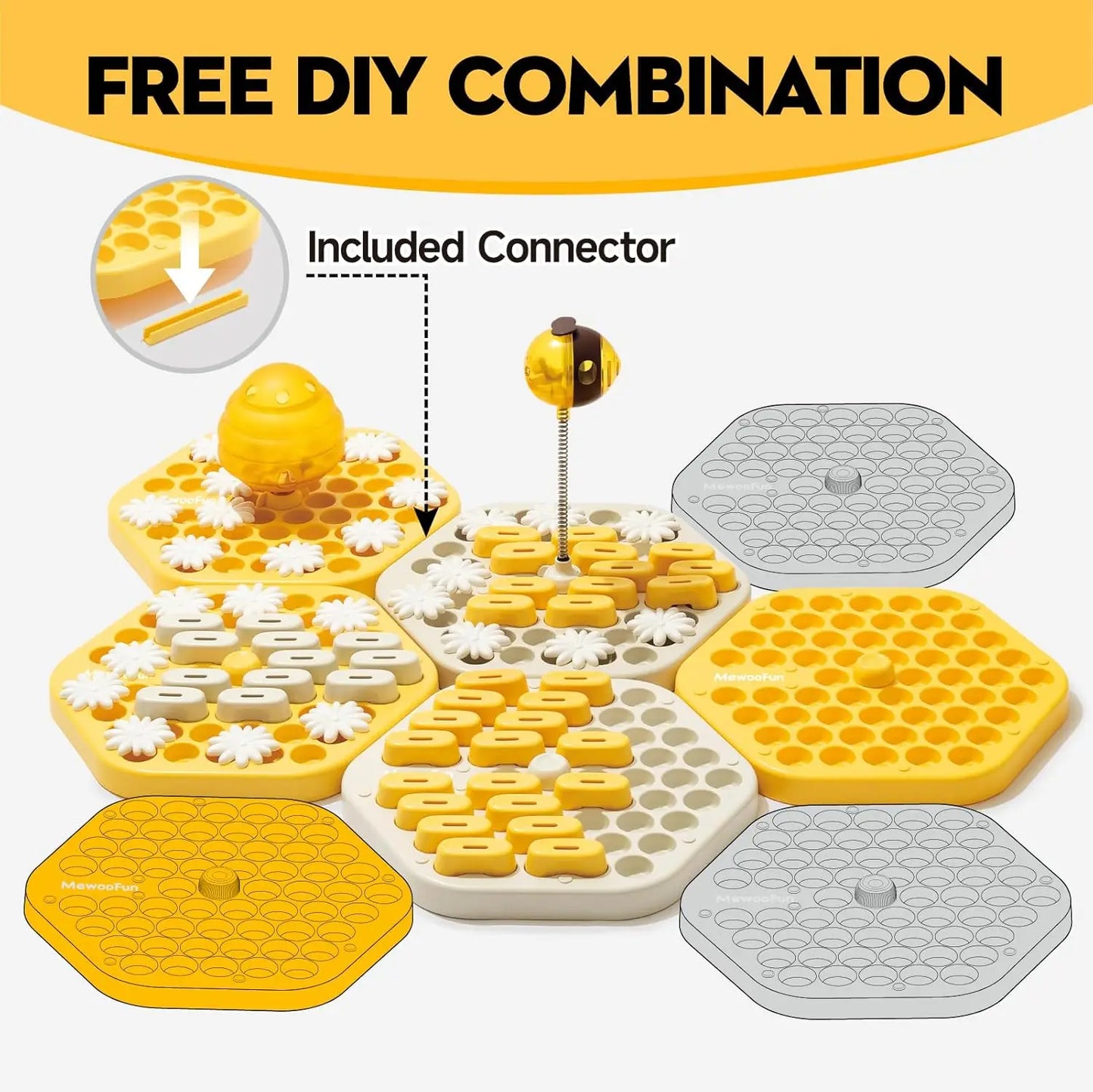 Dog Puzzle Toys, Slow Feeder Toy , Interactive Puzzle Game Dog Toys, for dogs ,Cat Puzzle Toys, Level 3