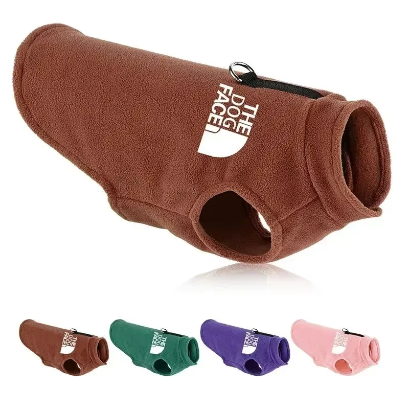 Warm Fleece Dogs Clothes, Pet Dog Jacket Vest With D-Ring For Small Dog ,Cats Clothing, French Bulldog , Chihuahua Coat
