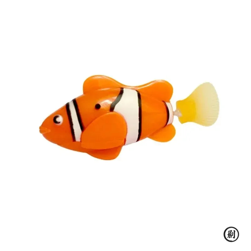 Cat Toy LED Inductive Interactive Swimming Robot Fish Toys, Glowing Electric Fish, Stimulate Kitten Hunting Instinct Pet Products
