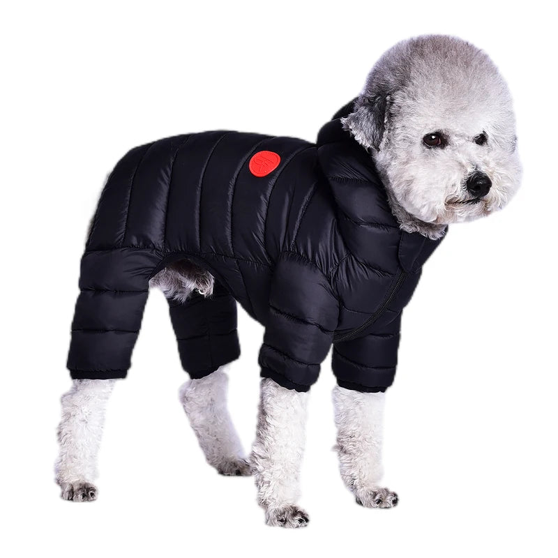 Winter Dog Clothes , Overalls for Small Medium Dogs,  Luxury Fashion Lightweight Down-Like Cotton Padded, Puppy Coat Soft Warm Jacket