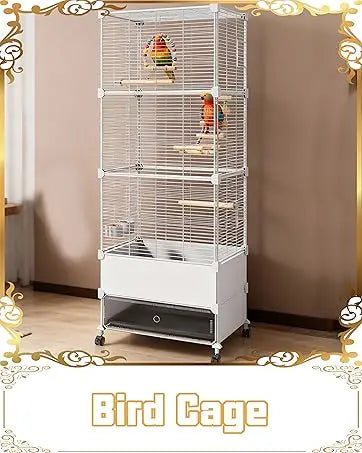 Cat Cage Enclosure with Litter Box, Cat Playpen Detachable Metal, Cat Cage Indoor and Outdoor, Ferret Cage, Rabbit Cage