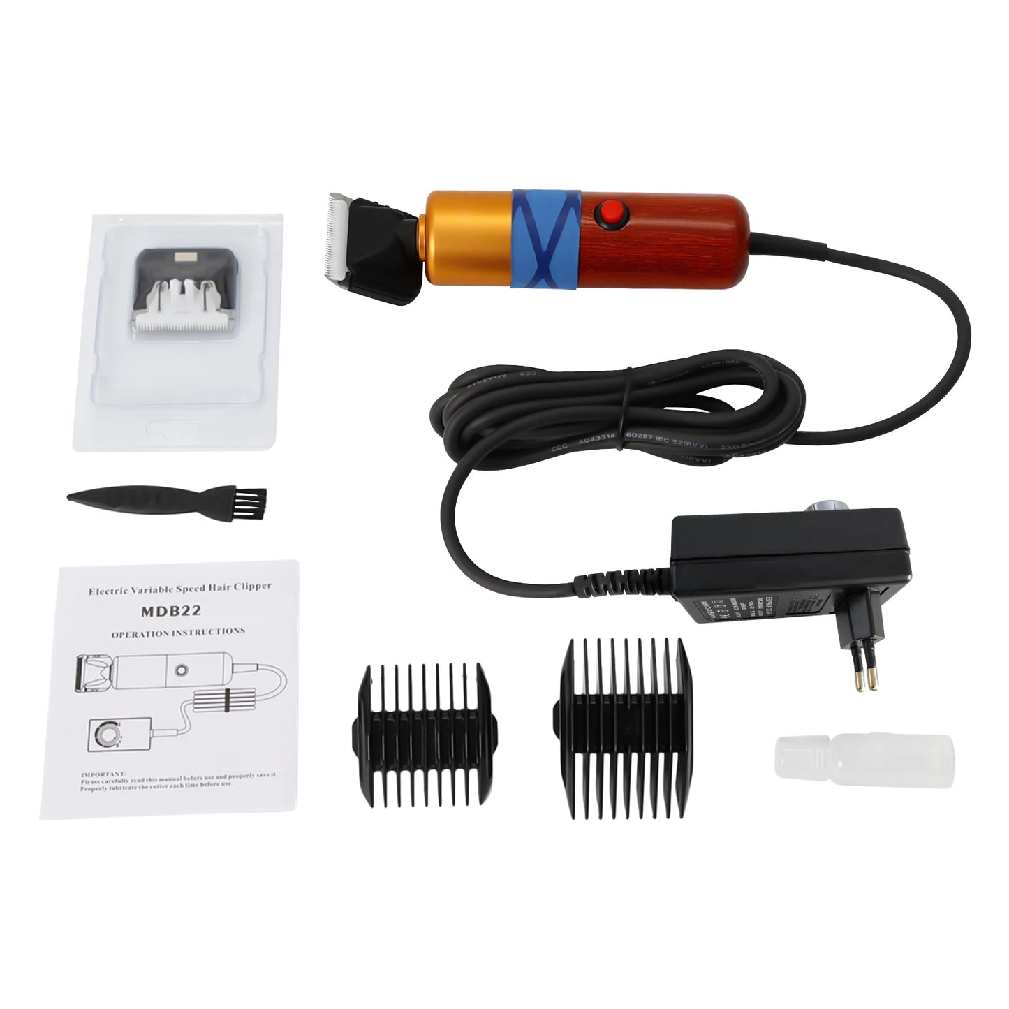 Pet Hair Clipper, Low Noise High-efficiency, Professional Electric Variable Speed Hair Shearing, For Sheep Dogs Cats Pet