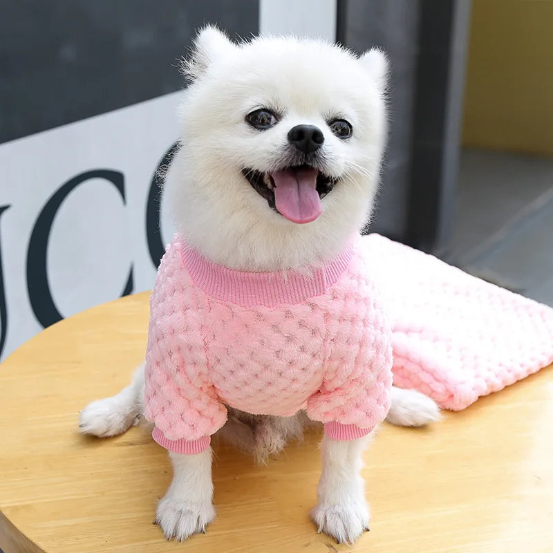 Winter Pet Dog Clothes,  Bear Print Dog Hoodie,  Soft Warm Puppy Sweatshirt , Chihuahua, French Bulldog, Coat Jacket Fashion, Dog Costume