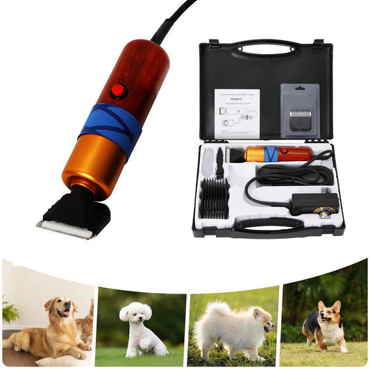 Pet Hair Clipper, Low Noise High-efficiency, Professional Electric Variable Speed Hair Shearing, For Sheep Dogs Cats Pet