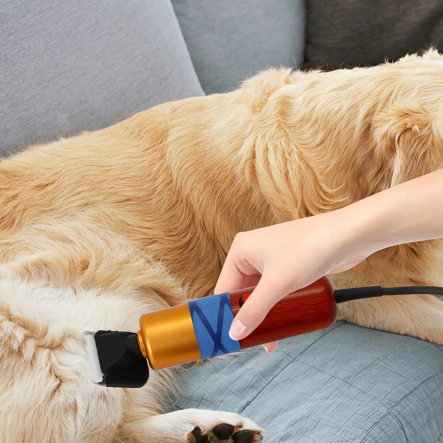 Pet Hair Clipper, Low Noise High-efficiency, Professional Electric Variable Speed Hair Shearing, For Sheep Dogs Cats Pet