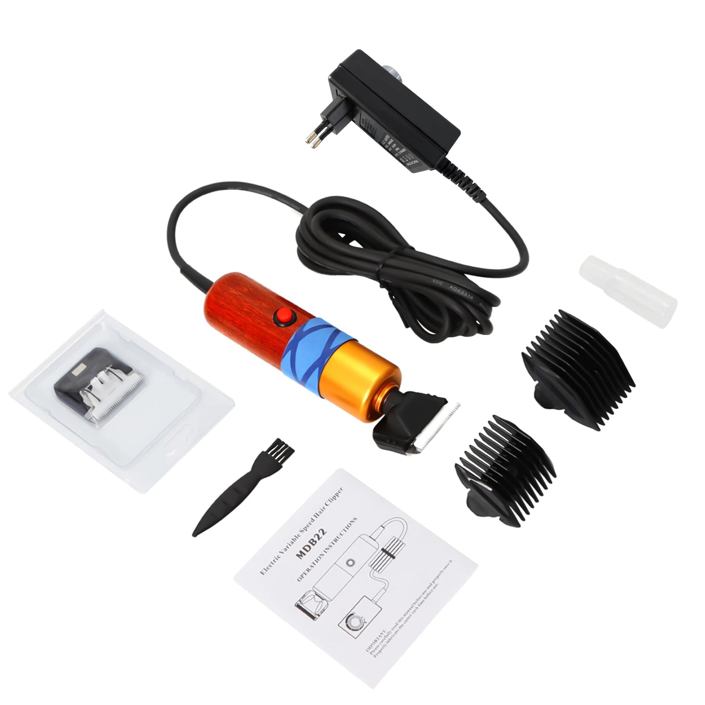 Pet Hair Clipper, Low Noise High-efficiency, Professional Electric Variable Speed Hair Shearing, For Sheep Dogs Cats Pet
