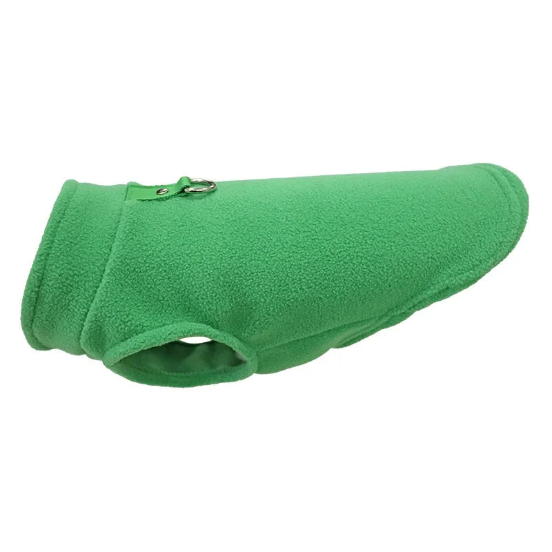 Warm Fleece Dogs Clothes, Pet Dog Jacket Vest With D-Ring For Small Dog ,Cats Clothing, French Bulldog , Chihuahua Coat