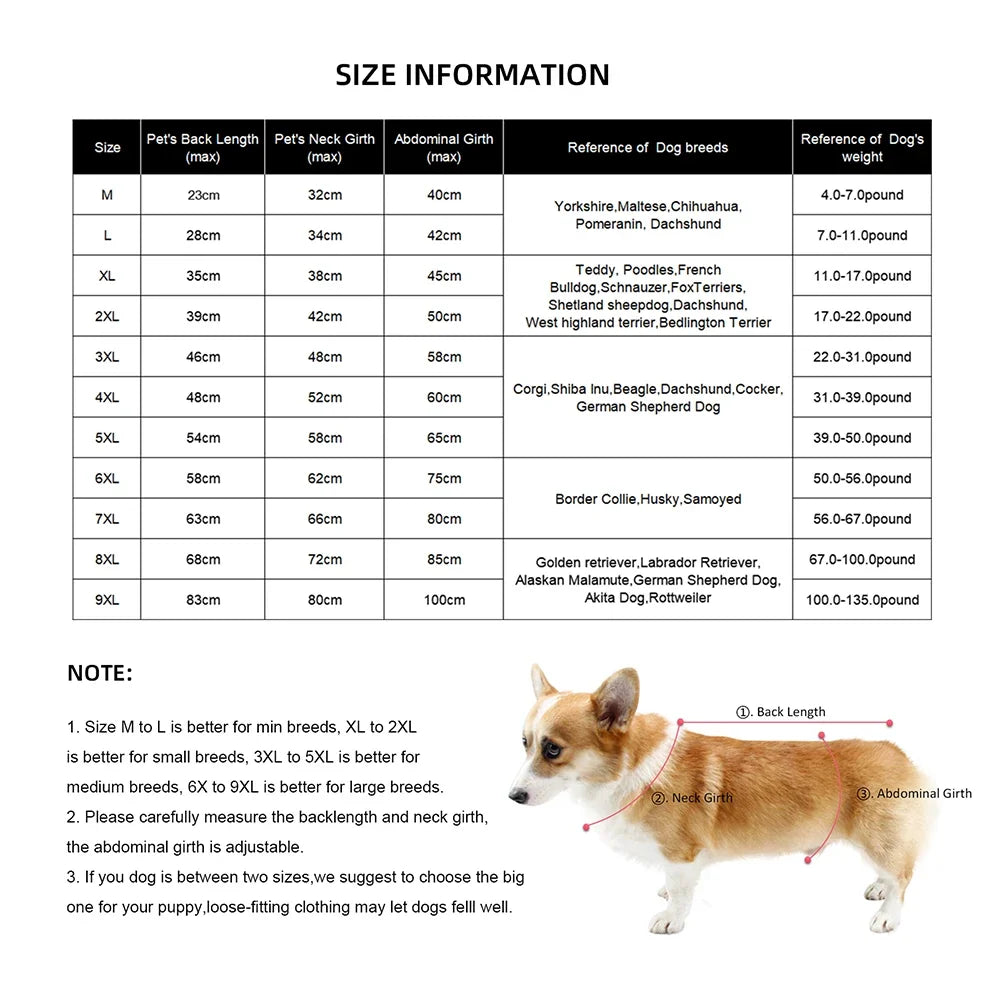 Rainy Season Puppy Dog Raincoat Waterproof , Pet Clothes for Dogs, mascotas Apparel Impermeable ,Corgi ,Shiba, Inu Rain Coats and larger dogs
