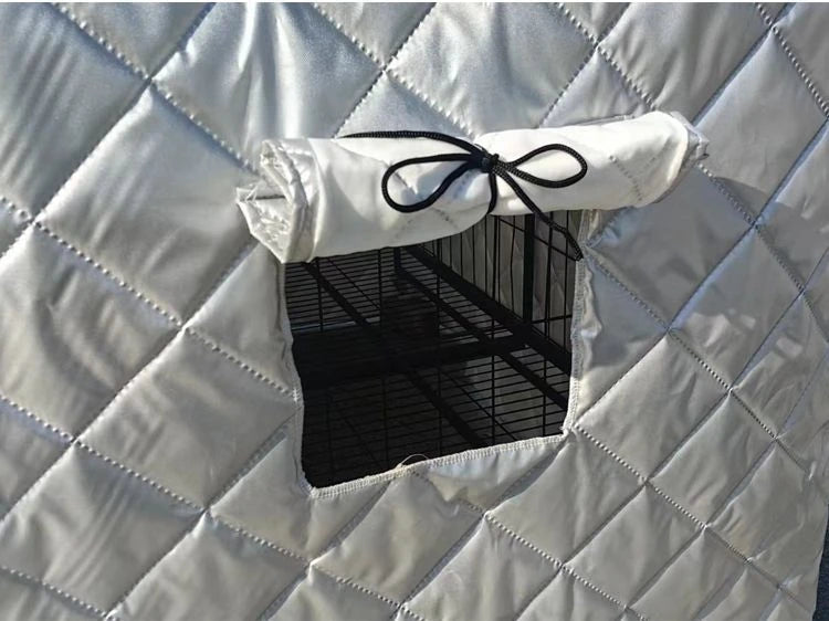 Cotton Waterproof Dog Cage Cover for warmth, Winter Outdoor shelter for Strays And Dogs Double Layer Warmth ,Ox Cloth Material