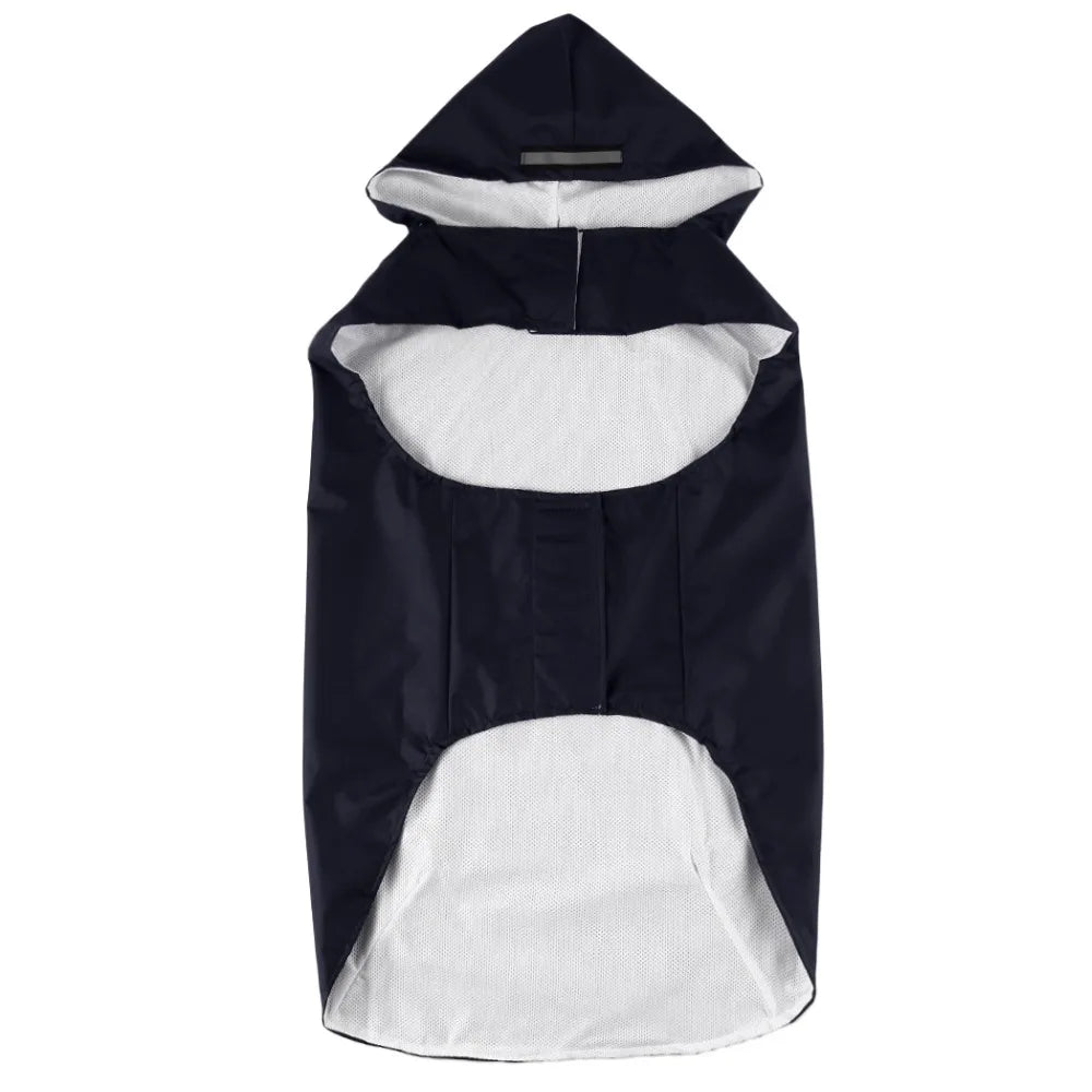 Dog Raincoat Jacket Clothes Reflective Waterproof Rain Poncho Outdoor Rainwear Costume Pet Supplies Artículos Para Mascotas