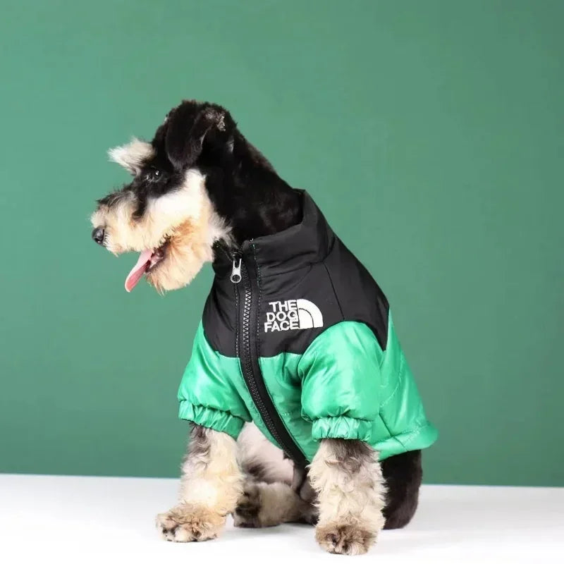 Waterproof Warm Dog Clothes,  Pet Coat Winter Padded Zipper Jacket,  Dog Clothing for Small,  Medium, Big Dogs Outfit