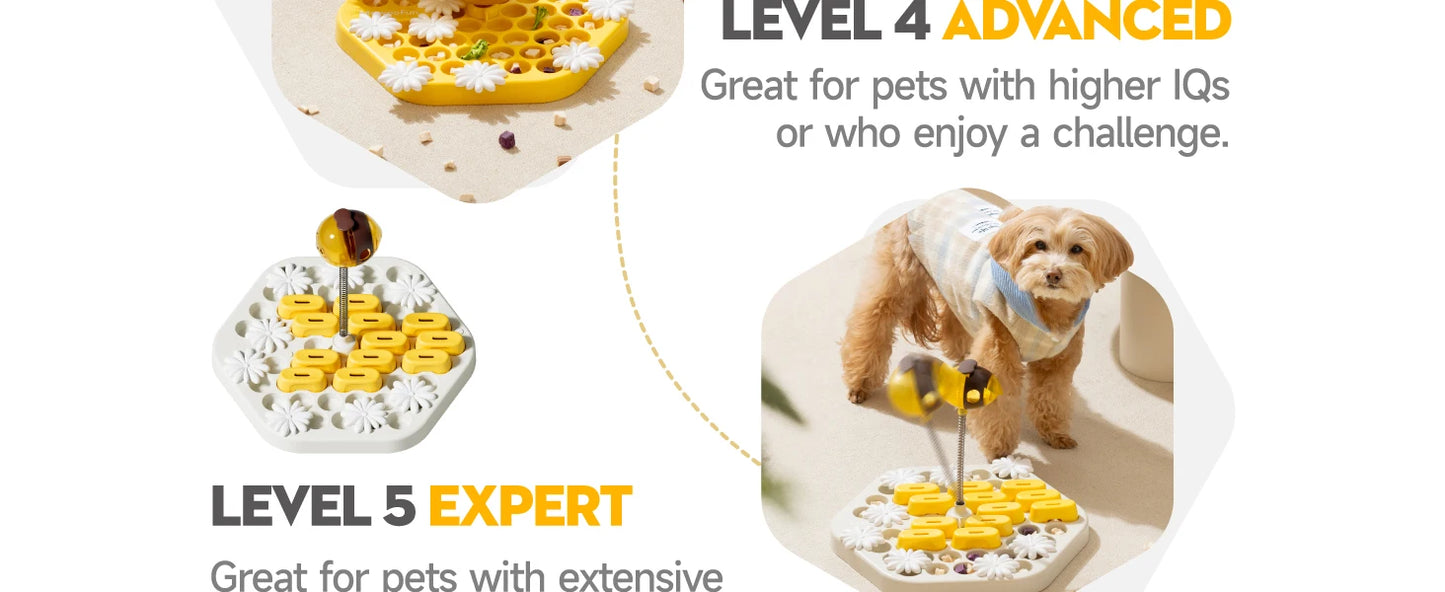 Dog Puzzle Toys, Slow Feeder Toy , Interactive Puzzle Game Dog Toys, for dogs ,Cat Puzzle Toys, Level 3