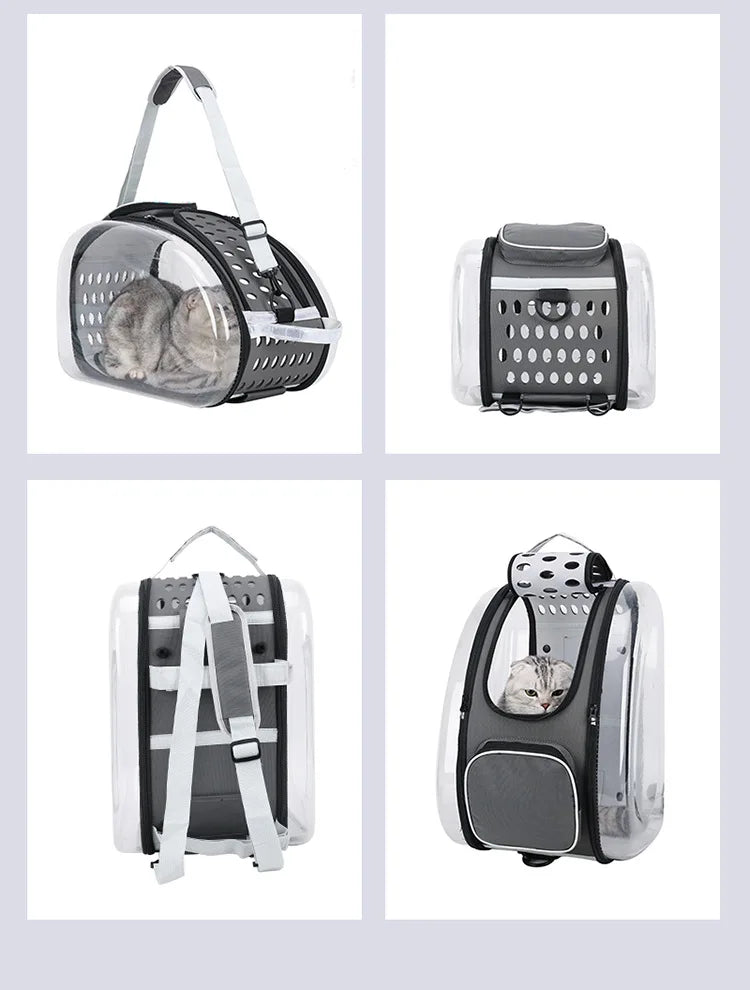 New Pet Stroller for Outdoor Travel, Lightweight, Foldable and Detachable, Suitable for Small and Medium-sized Dogs and Cats 202