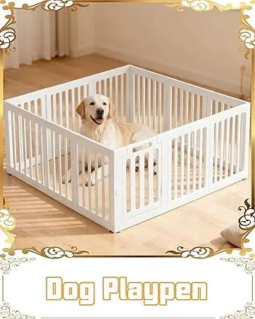 Cat Cage Enclosure with Litter Box, Cat Playpen Detachable Metal, Cat Cage Indoor and Outdoor, Ferret Cage, Rabbit Cage
